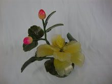 Load image into Gallery viewer, Vintage Glass and Stone Small Flower Tree Decor