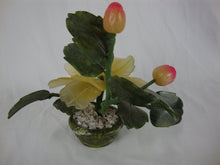 Load image into Gallery viewer, Vintage Glass and Stone Small Flower Tree Decor