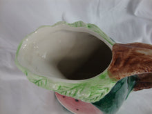 Load image into Gallery viewer, Vintage Italy Ceramic Watermelon Slice Decor Pitcher