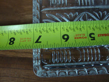 Load image into Gallery viewer, Vintage Pressed Glass Creamer, Sugar with Lid and Tray Set