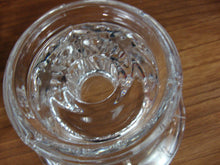 Load image into Gallery viewer, Vintage Brilliant Cut Crystal Glass Fan Diamond 2 Piece Hurricane Lamp