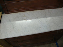 Load image into Gallery viewer, Vintage Eastlake Dresser with Marble top and Attached Mirror