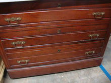 Load image into Gallery viewer, Vintage Eastlake Dresser with Marble top and Attached Mirror