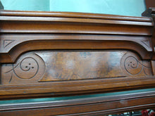 Load image into Gallery viewer, Vintage Eastlake Dresser with Marble top and Attached Mirror