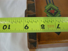 Load image into Gallery viewer, 1940s Floral Wood Food Recipe Kitchen Box Hinged Lid