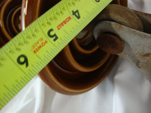 Load image into Gallery viewer, 1962 Victor Ceramic and Metal 10,000 Lbs Double Bell Pole Wire Insulator