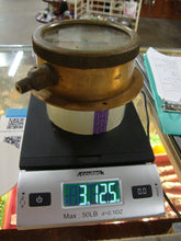 Load image into Gallery viewer, Vintage Acme NY Brass 0-60 Inches of Water Pressure Gauge *UNTESTED*