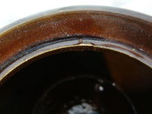 Load image into Gallery viewer, Vintage USA Stoneware Bean Pot Jug with Finger Loop and Lid