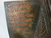 Load image into Gallery viewer, 2001 Michael Walker 9/11 Firefighter Tribute Limited Edition Resin Tabletop Plaque