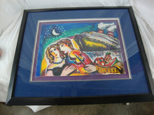 Load image into Gallery viewer, Vintage Zamy Steynovitz Seriolithograph Lover's Paradise 28/50 Limited Edition Signed Framed Art