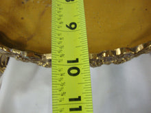 Load image into Gallery viewer, Vintage French Style Brass Footed Gallery Tray
