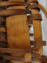 Load image into Gallery viewer, Antique Country Rustic Split Oak Buttocks Large Gathering Basket
