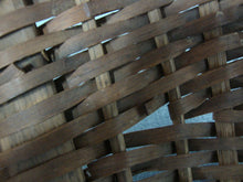 Load image into Gallery viewer, Antique Country Rustic Split Oak Buttocks Large Gathering Basket