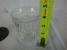 Load image into Gallery viewer, Vintage Glass with Metal Lid and Spoon Condiment Jam Jar Table Set