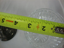 Load image into Gallery viewer, Vintage Glass with Metal Lid and Spoon Condiment Jam Jar Table Set