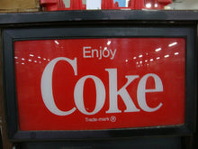 Load image into Gallery viewer, 1970's Enjoy Coke Cavalier Refrigerated Bottle Dispenser Cooler UNTESTED