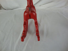 Load image into Gallery viewer, Vintage Red Cast Iron Rocking Horse Decor Anima