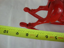 Load image into Gallery viewer, Vintage Red Cast Iron Rocking Horse Decor Anima
