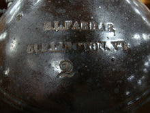 Load image into Gallery viewer, Antique El Farrar Burlington VT Country Brown Stoneware 2 Gallon Pottery Jug