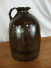 Load image into Gallery viewer, Antique El Farrar Burlington VT Country Brown Stoneware 2 Gallon Pottery Jug