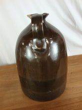 Load image into Gallery viewer, Antique El Farrar Burlington VT Country Brown Stoneware 2 Gallon Pottery Jug