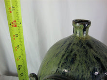 Load image into Gallery viewer, Marvin Bailey Artist Folk Art Blue Green Streaked Large Ugly Face Jug