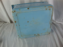 Load image into Gallery viewer, Vintage Baby Blue Enamel Metal Refrigerator Crisper Drawer