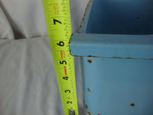 Load image into Gallery viewer, Vintage Baby Blue Enamel Metal Refrigerator Crisper Drawer