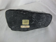 Load image into Gallery viewer, Vintage Al Wolf Carved Soapstone Inuit with Sled Dog Statue Figurine