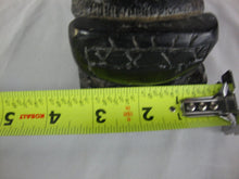Load image into Gallery viewer, Vintage Al Wolf Carved Soapstone Inuit with Sled Dog Statue Figurine