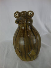 Load image into Gallery viewer, Billy Joe Craven Signed Folk Art Ugly Bird Bug Penguin Face Jug