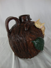 Load image into Gallery viewer, Dale Costner Signed Folk Art Woodland Squirrel with Acorns Face Jug