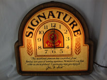 Load image into Gallery viewer, Vintage Stroh Signature Molded Plastic Electric Man Cave Bar Beer Clock Vintage Stroh Signature Molded Plastic Electric Man Cave Bar Beer Clock *NOT WORKING PROPERLY*
