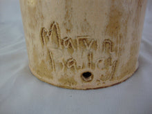 Load image into Gallery viewer, Marvin Bailey SC Potter Signed Folk Art Pottery Large Black Angel with Arms Up Face Jug