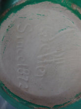 Load image into Gallery viewer, 1930's Weller Pottery Primitive Style Green/Red Vase Water Jug
