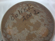 Load image into Gallery viewer, 2002 Bolick Art Pottery Brown Speckled Pitcher with Lid and Lid Guard