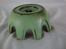 Load image into Gallery viewer, Frankoma Pottery Prairie Green Teapot Dish Warmer Base Stand
