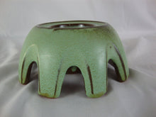 Load image into Gallery viewer, Frankoma Pottery Prairie Green Teapot Dish Warmer Base Stand