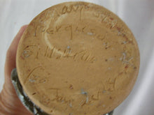Load image into Gallery viewer, Mary & Stanley Ferguson Signed Folk Art Pottery Moss Green Small Ugly Face Jug