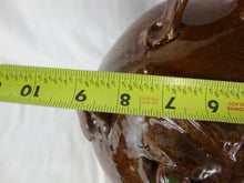 Load image into Gallery viewer, Marvin Bailey Signed Folk Art Pottery Brown Bearded Large Ugly Face Jug Double Handle