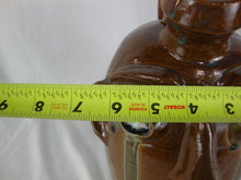 Load image into Gallery viewer, Randy Tobias Folk Art Pottery Brown with Green Crying Eyes Ugly Face Jug