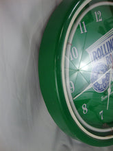 Load image into Gallery viewer, 1990 Rolling Rock Premium Beer Electric Fluorescent Light Bar Man Cave Clock
