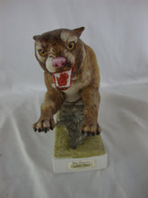 Load image into Gallery viewer, 1973 Ski Country Bourbon Whiskey 4/5 Quart Mountain Lion Ceramic Decanter Empty