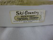 Load image into Gallery viewer, 1973 Ski Country Bourbon Whiskey 4/5 Quart Mountain Lion Ceramic Decanter Empty