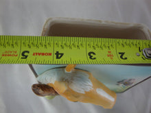 Load image into Gallery viewer, Vintage Palomino Horse Head with Flower Small Ceramic Planter Vase Pencil Holder
