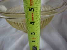 Load image into Gallery viewer, Vintage Hazel Atlas Yellow Ribbed Depression Glass Nesting Mixing Bowl Set of 2