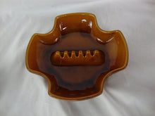 Load image into Gallery viewer, Vintage Brown Ceramic Bark Texture Exterior Cigarette Cigar Ashtray