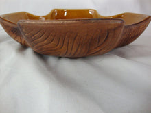 Load image into Gallery viewer, Vintage Brown Ceramic Bark Texture Exterior Cigarette Cigar Ashtray