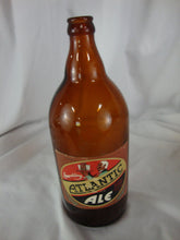 Load image into Gallery viewer, Vintage Atlantic Ale Sparkling 32 oz Brown Glass Empty Bottle