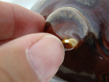 Load image into Gallery viewer, Vintage Hull USA 197 Brown Aqua Drip Glaze Pig Coin Piggy Bank